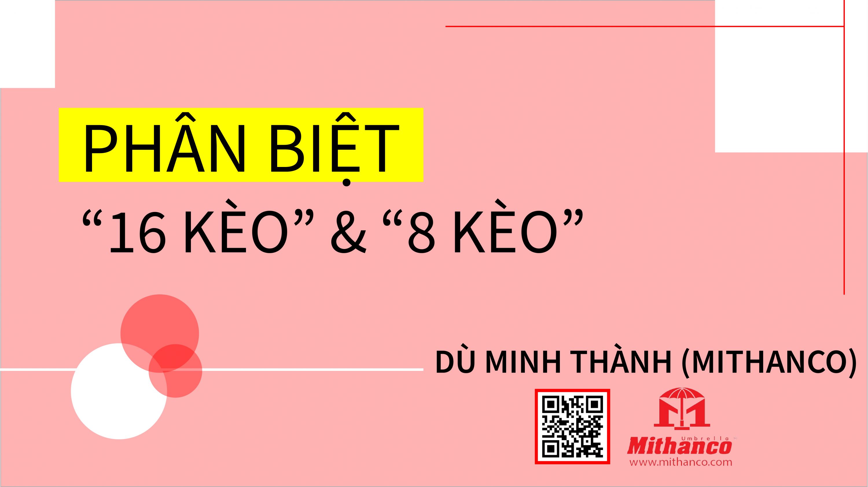 (MITHANCO) Distinguishing 16-Rib Umbrellas from 8-Rib Umbrellas