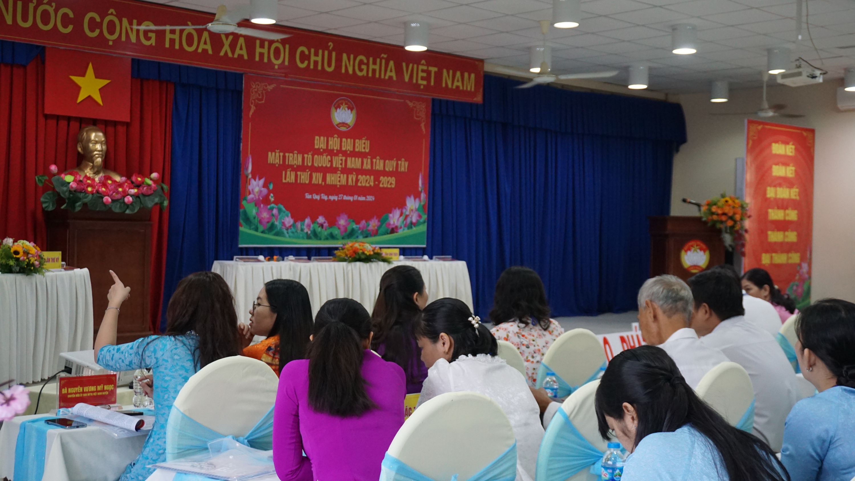 CÔNG TY DÙ MINH THÀNH VINH DỰ GÓP MẶT TẠI ĐẠI HỘI ĐẠI BIỂU MẶT TRẬN TỔ QUỐC VIỆT NAM XÃ TÂN QUÝ TÂY NHIỆM KỲ 2024 - 2029