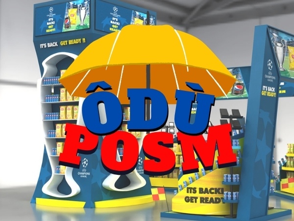 Ô DÙ POSM - GIẢI PHÁP MARKETING NGOÀI TRỜI TỐI ƯU CHO F&B