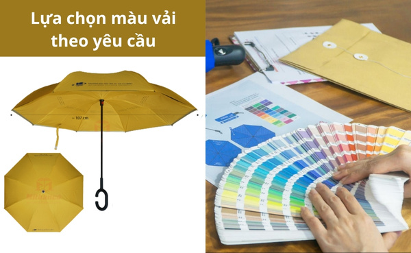 Trường đại học có thể chọn màu vải phù hợp với màu nhận diện thương hiệu