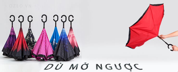 DÙ XẾP NGƯỢC THÔNG MINH - Ô DÙ TIỆN DỤNG NHẤT HIỆN NAY