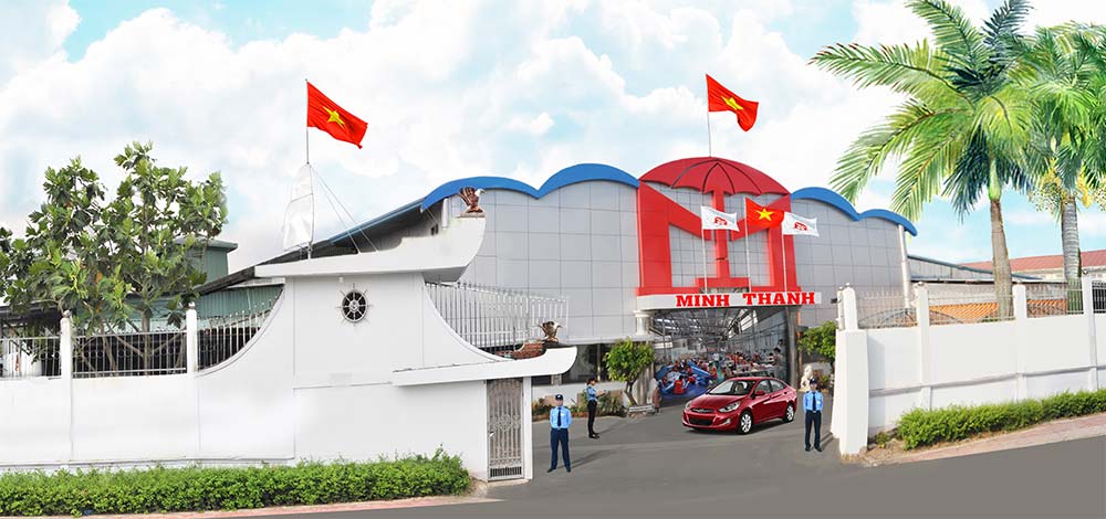 XƯỞNG SẢN XUẤT Ô DÙ MINH THÀNH - NƠI SẢN XUẤT Ô DÙ UY TÍN